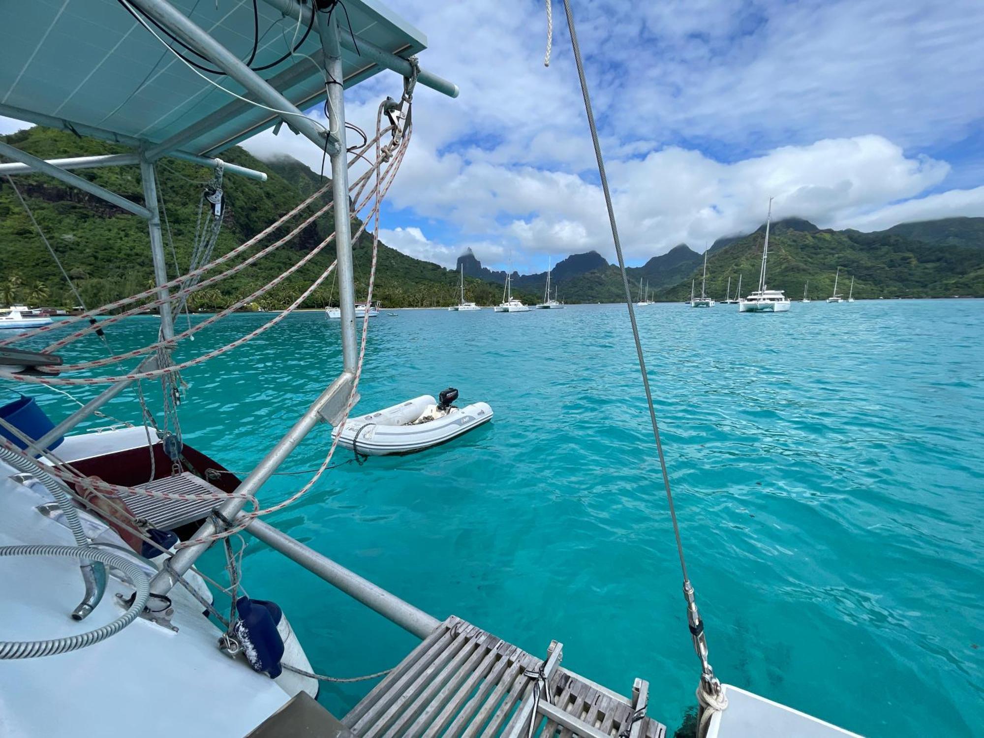 Catamaran Amaya - Sejour Insolite Sur Le Lagon De Moorea Hauru Exterior foto